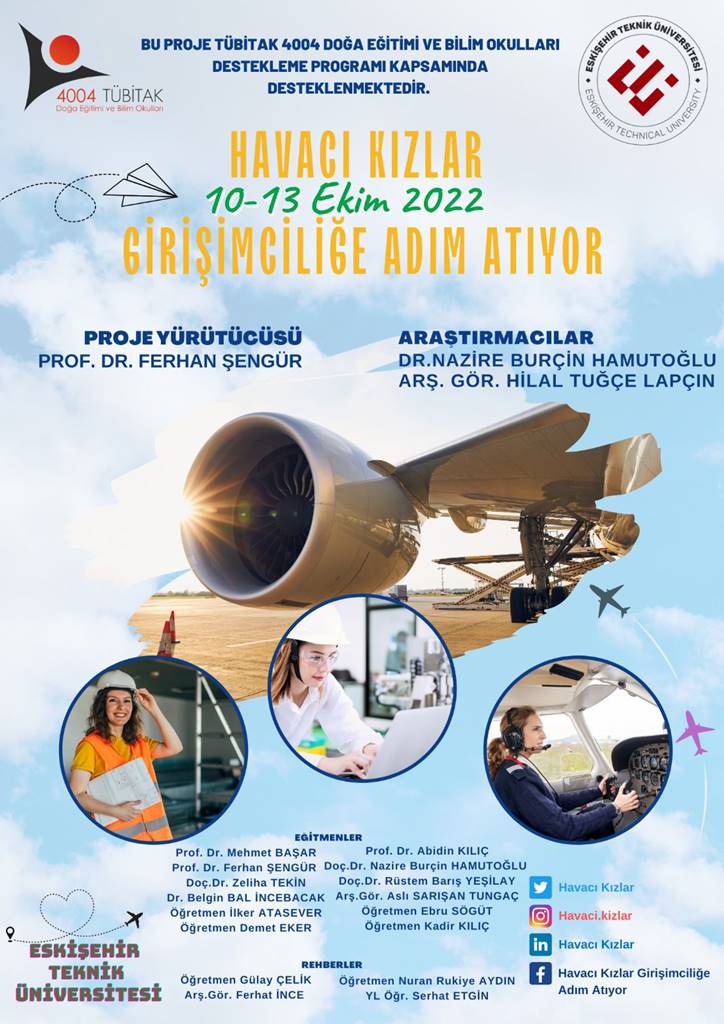 HAVACI KIZLAR GİRİŞİMCİLİĞE ADIM ATIYOR