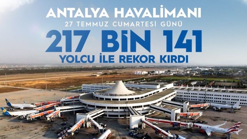 Antalya Havalimanı Rekor Kırdı 20 Eylül 2024