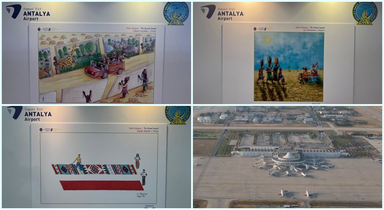 Fraport TAV Antalya Havalimanı’nda Turizm Karikatürleri Sergisi  3 Ağustos 2024