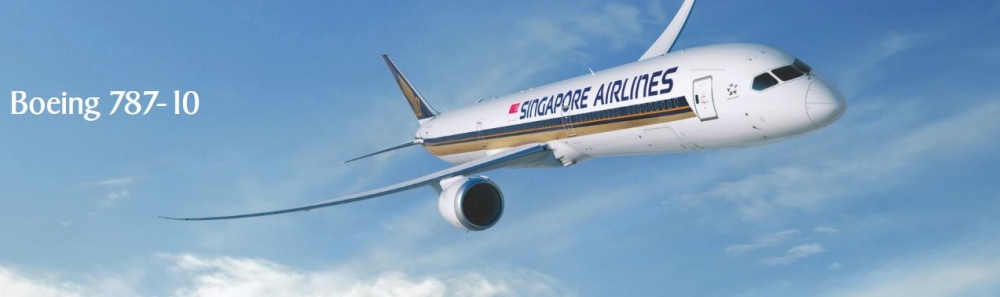 Singapore Airlines'ın Boeing 787 Dreamliner Rotaları 9 Eylül 2024