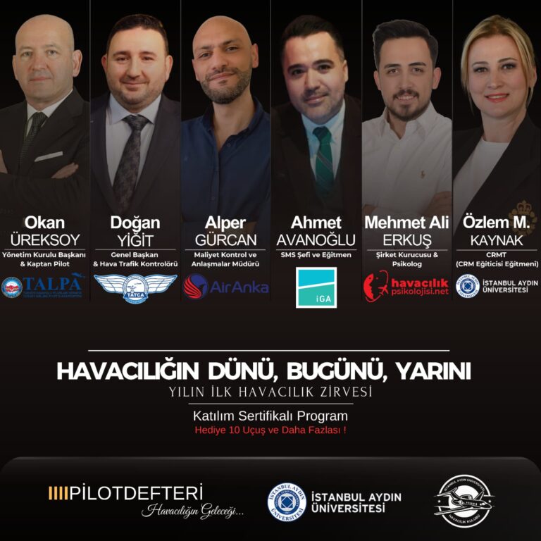 Havacılığın Dünü, Bugünü ve Yarını: Yılın İlk Havacılık Zirvesi Başlıyor! 5 Ocak 2025