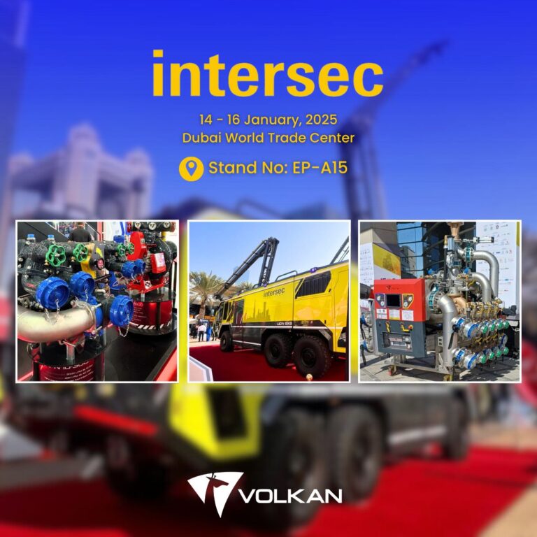 Volkan İtfaiye Araçları Intersec Dubai 2025’te Sahne Alıyor 14 Ocak 2025