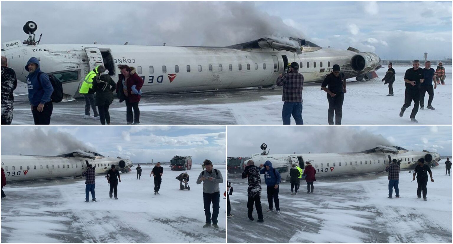 Delta Connection CRJ-900LR Uçağı Toronto’da Kaza Yaptı! 21 Şubat 2025