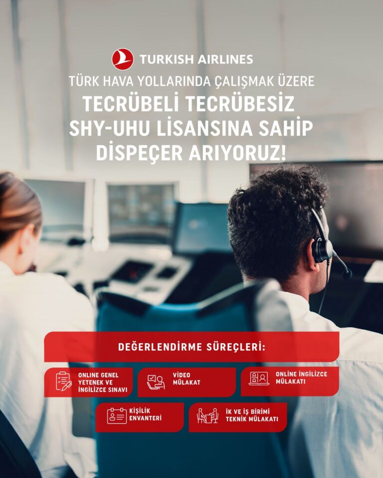 Türk Hava Yolları'nda Dispeçer Kariyer Fırsatı! 10 Mart 2025