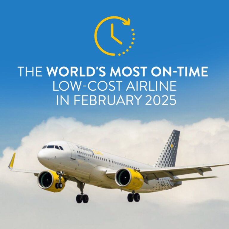 Vueling, Şubat Ayında Dünyanın En Dakik Düşük Maliyetli Havayolu Oldu! 12 Mart 2025